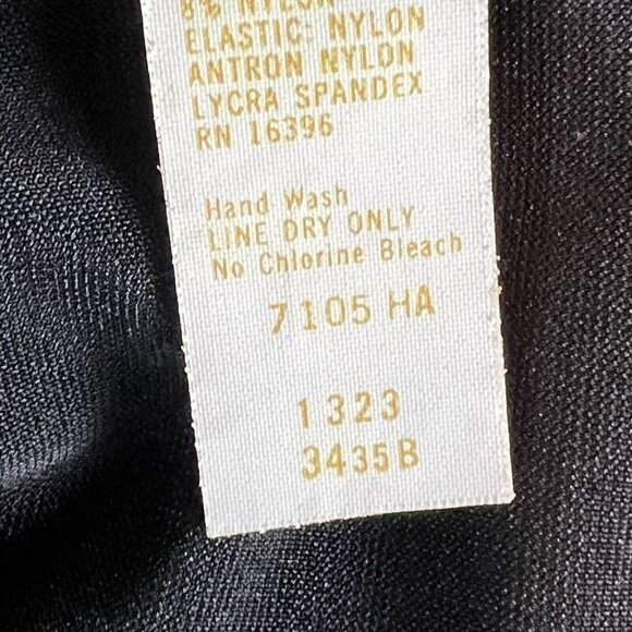 Vintage Warner Merry Widow Anemone Black Floral Sheer Corset 34B - Picture 12 of 16